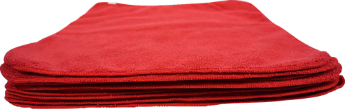 HARDLINE - MR16300 - Microfiber Towels - Red - 24-Pack
