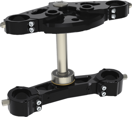 HAWG HALTERS - 49FL24-AX21 - Triple Tree - 49 mm - Black Anodized