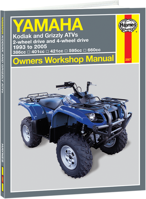 HAYNES - M2567 - Manual - Yamaha - YFM Kodiak / YFM Grizzly