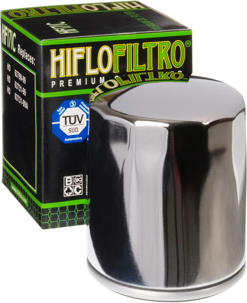 HIFLOFILTRO - HF171C - Oil Filter - Chrome