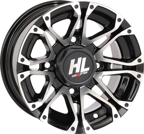 HIGH LIFTER - 12HL03-1111 - Wheel - HL3 - Rear - Gloss Black w/Machined - 12x7 - 4/110 - 2+5 (-47 mm)
