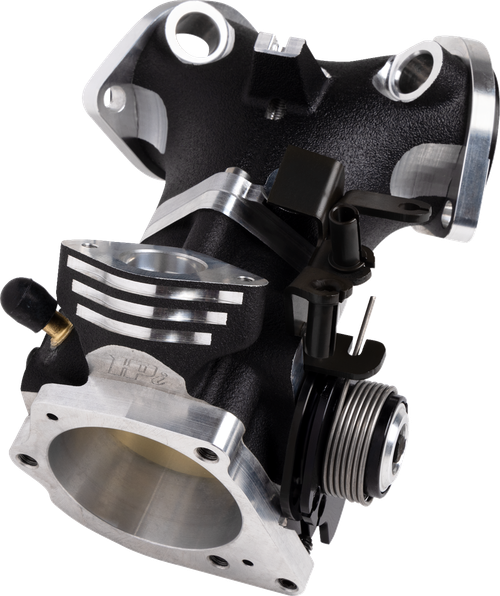 HORSEPOWER, INC - HPI-51D6-16B - Big Bore Throttle Body - Black - 51 mm - Twin Cam