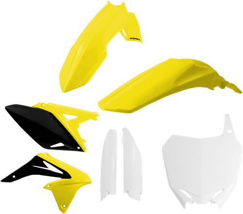 ACERBIS - 2198034584 - Full Body Kit - '14-'16 OEM Yellow/White/Black - Suzuki - RMZ '10-'18