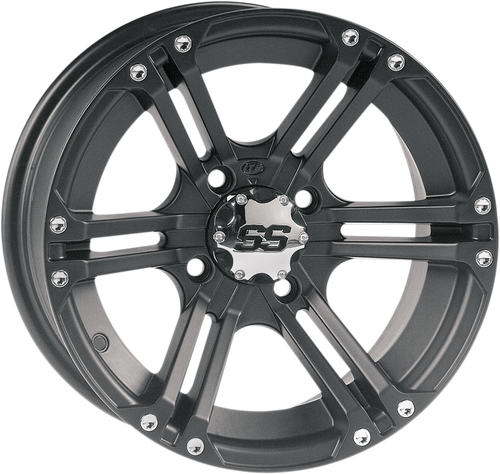 ITP - 1228364536B - Wheel - SS212 - Front/Rear - Black - 12x7 - 4/110 - 5+2