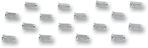 ITP - ALUG15BX - Lug Nuts - Flat - Chrome - M10 x 1.25 - 16 Pack