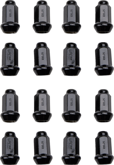 ITP - BLUG14BX - Lug Nuts - 60 Tapered - Black - M10 x 1.25 - 16 Pack
