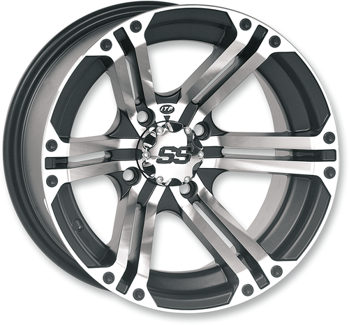 ITP - 1422232404B - Wheel - SS212 - Front - Machined Black - 14x6 - 4/137 - 4+2