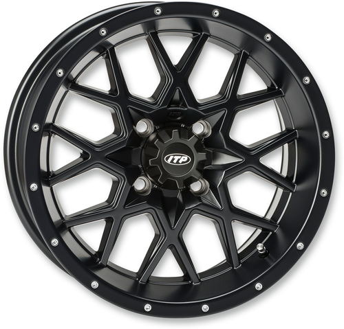 ITP - 1822516705B - Wheel - Hurricane - Front/Rear - Black - 18x6.5 - 4/156 - 4+2.5 (+10 mm)