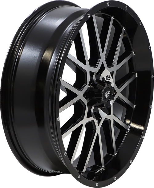 ITP - 2022517546B - Wheel - Hurricane - Front/Rear - Black Machined - 20x6.5 - 4/137 - 4+2.5 (+10 mm)