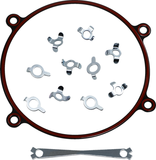 JAMES GASKET - JGI-11125-XM - Crankcase Saver Kit - Rubber Coated Metal - '84-'99 EVO/'99-'06 Twin Cam