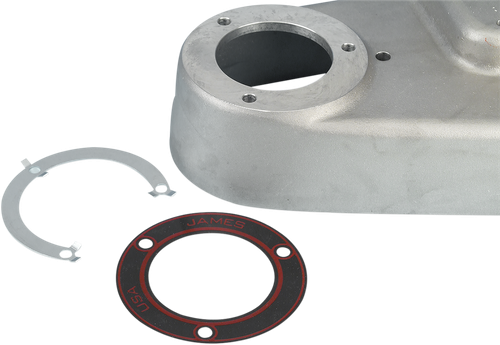 JAMES GASKET - JGI-60629-65 - Inner Primary Gasket Kit - Rubber Covered Metal with Lock Ring - '65-'69 Big Twin