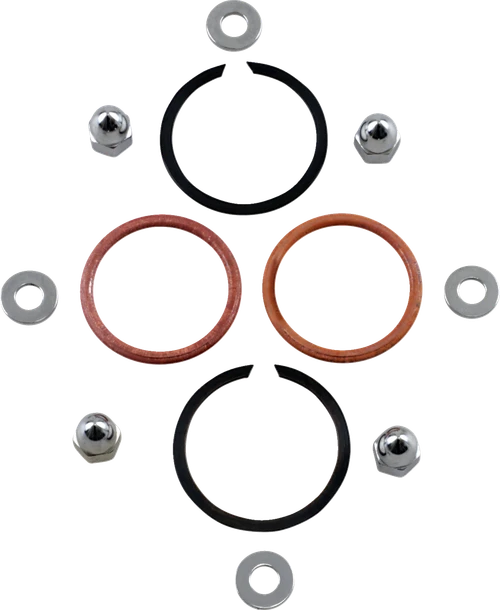 JAMES GASKET - 65324-83-KCR1 - Exhaust Port Copper Gasket Kit - Big Twin/Sportster/EVO