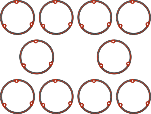 JAMES GASKET - JGI-25416-70-X - Derby Cover Gasket with Silicone - 0.062” - Big Twin