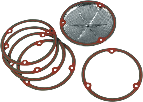 JAMES GASKET - JGI-25416-70-X - Derby Cover Gasket with Silicone - 0.062” - Big Twin
