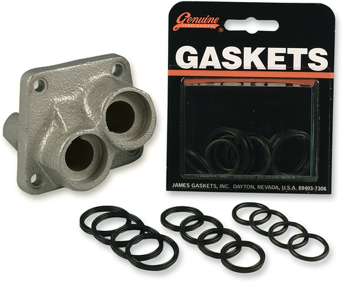 JAMES GASKET - JGI-11133-FLH - Pushrod Seal Set - Shovelhead