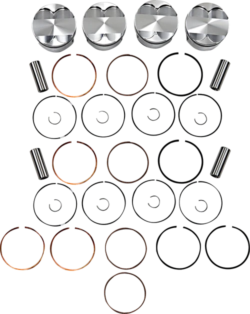 JE PISTONS - 167679 - Piston Kit - 81.00 mm - 12.3:1 CR - Suzuki