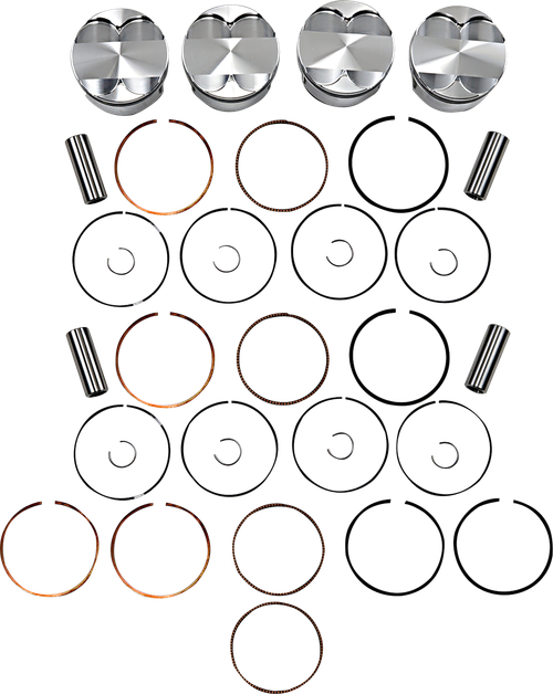 JE PISTONS - 172945 - Piston Kit - 84.00 mm - 12.8:1 CR - Suzuki