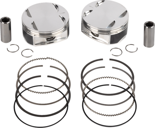JE PISTONS - 370251 - Piston Kit - 4.125” Bore - +0.050” Oversize - 114”/117” M8