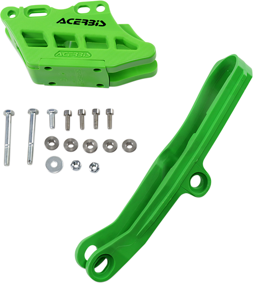 ACERBIS - 2734950006 - Chain Guide 2.0 and Slider Kit - Green - Kawasaki