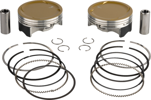 JE PISTONS - 394139 - Piston Kit - 4.310” - 10.25:1 CR - 114”/117” M8