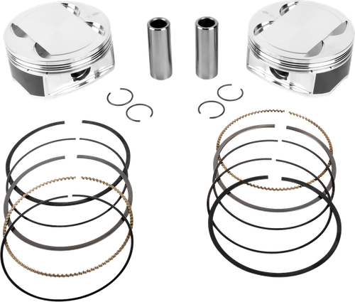 JE PISTONS - 398730 - Piston Kit - 4.250” Bore - 4.375” Stroke - 11.5:1 CR - 107” M8