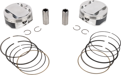 JE PISTONS - 398757 - Piston Kit - 4.250” Bore - 4.375” Stroke - 12.0:1 CR - 107” M8