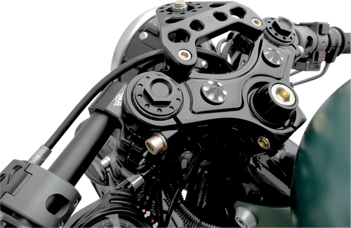 JOKER MACHINE - 10-310B - Fork Tube Caps - 39 mm - Black