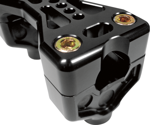 JOKER MACHINE - 03-861B - Series 900 Handlebar Clamp Assembly - Harley Davidson - Black