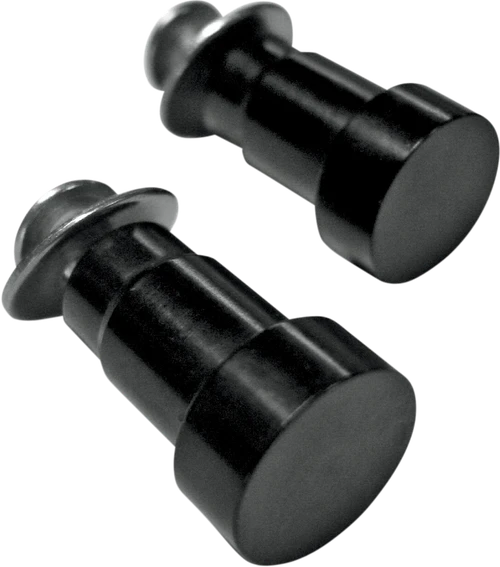 JOKER MACHINE - 09-031 - Hole Plugs - Mirror - Handlebar End - Flush-Mounted - Black - Pair - Triumph