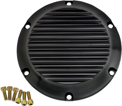 JOKER MACHINE - 10-690-1 - Derby Cover - Black - Finned - XL