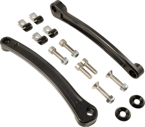 JOKER MACHINE - 30-700-1 - Fender Side Rails - Black - Indian Scout