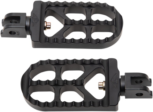 JOKER MACHINE - 08-56-6B - Serrated Foot Pegs - Black - Long