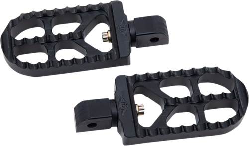 JOKER MACHINE - 08-56-7B - Serrated Foot Pegs - Black - Long