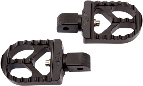 JOKER MACHINE - 08-57-7B - Serrated Foot Pegs - Black - Short