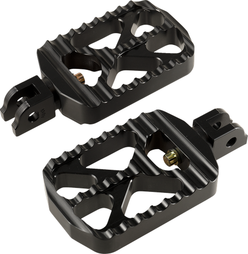 JOKER MACHINE - 08-646-6B - Bear Claw Foot Pegs - Black - Harley-Davidson
