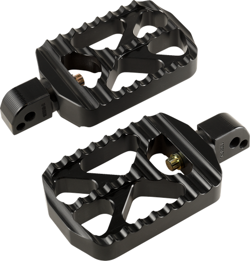JOKER MACHINE - 08-646-7B - Bear Claw Foot Pegs - Black - Harley-Davidson