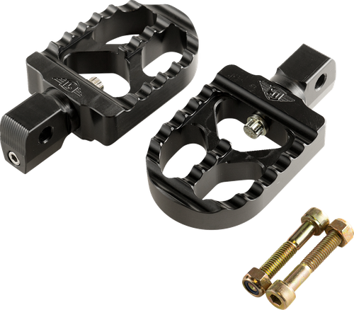 JOKER MACHINE - 08-57-8B - Serrated Foot Pegs - Black - Short