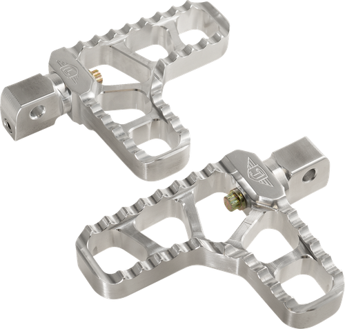JOKER MACHINE - 08-62-8 - Serrated Heel Pegs - Silver - Indian