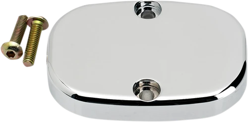JOKER MACHINE - 08-010C - Master Cylinder Cover - Smooth - Chrome - FL