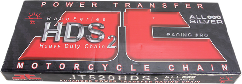JT CHAINS - JTC520HDSNN120SL - 520 HDS - Ultimate Competition Chain - Nickel - 120 Links