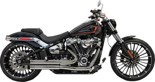 BASSANI XHAUST - 1S34D - Pro Street Exhaust - Chrome - Softail