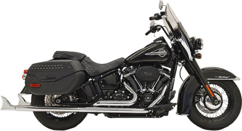 BASSANI XHAUST - 1S96E-33 - Fishtail Exhaust with Baffle - 33"