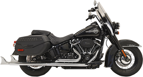 BASSANI XHAUST - 1S96E-33 - Fishtail Exhaust with Baffle - 33"