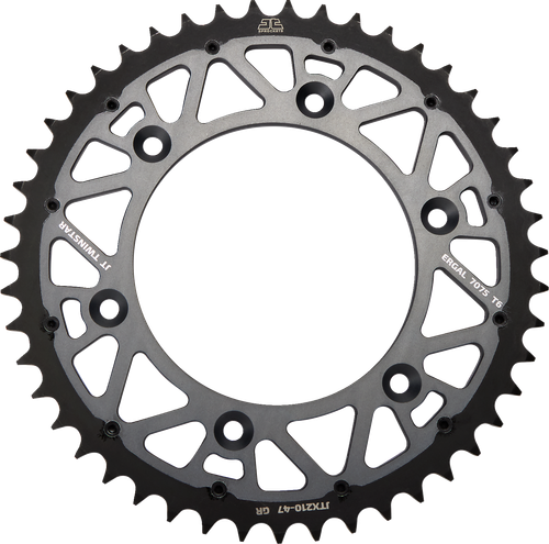 JT SPROCKETS - JTX210.47GR - Rear Sprocket - Twinstar - 47 Tooth - Graphite - Beta/Honda