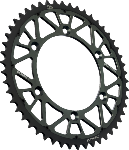 JT SPROCKETS - JTX251.50GR - Rear Sprocket - Twinstar - 50 Tooth - Graphite - Yamaha