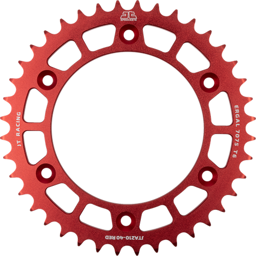 JT SPROCKETS - JTA210.40RED - Rear Sprocket - Red - 40 Tooth - Honda