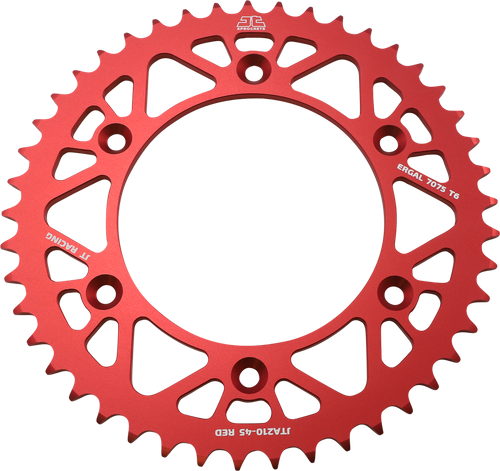 JT SPROCKETS - JTA210.45RED - Rear Sprocket - Honda - Red - 45 Tooth