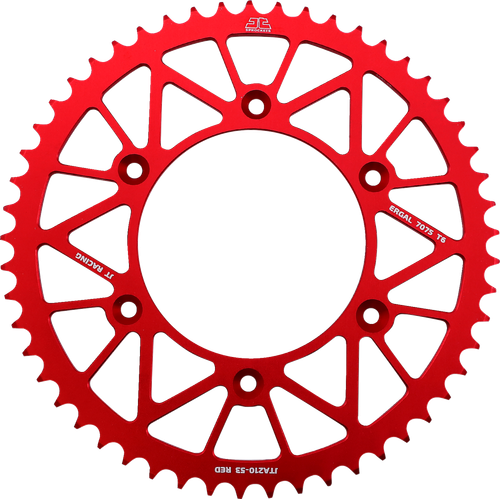 JT SPROCKETS - JTA210.53RED - Rear Sprocket - Beta/Honda - Red - 53 Tooth