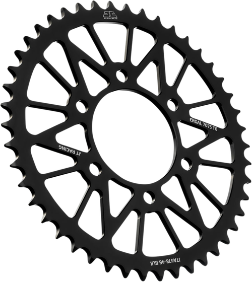 JT SPROCKETS - JTA478.46BLK - Rear Sprocket - Kawasaki - Black - 46-Tooth