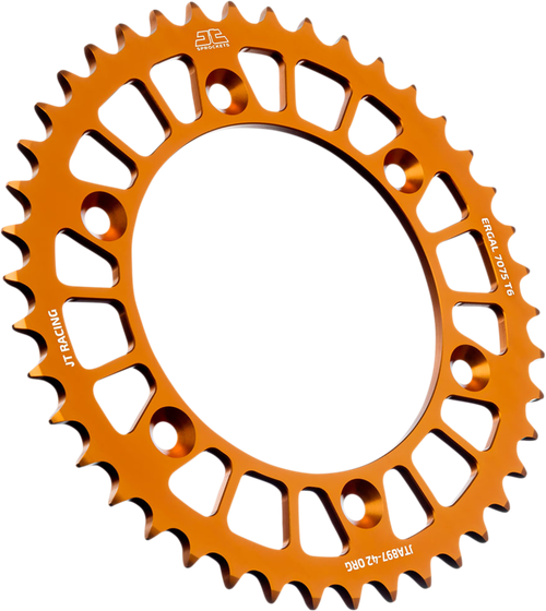 JT SPROCKETS - JTA897.42ORG - Rear Sprocket - Orange - 42-Tooth